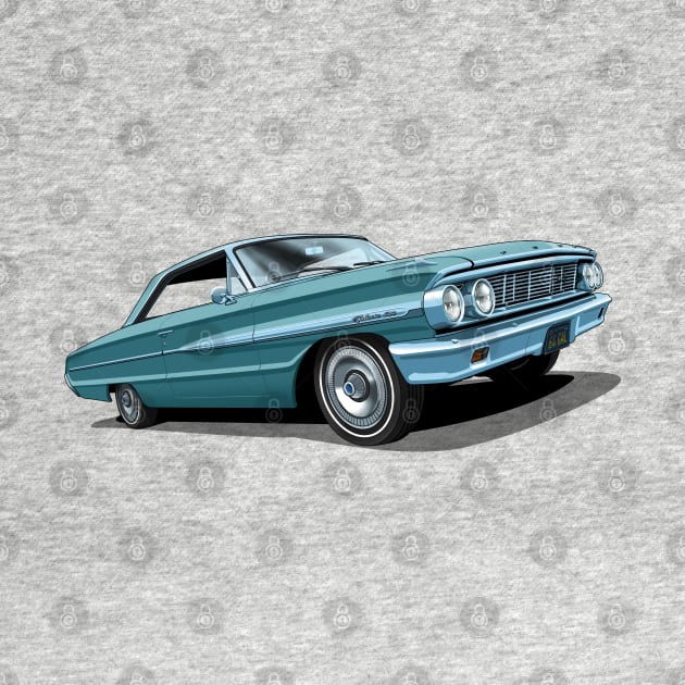 1964 Ford Galaxie 500 in dynasty green by candcretro